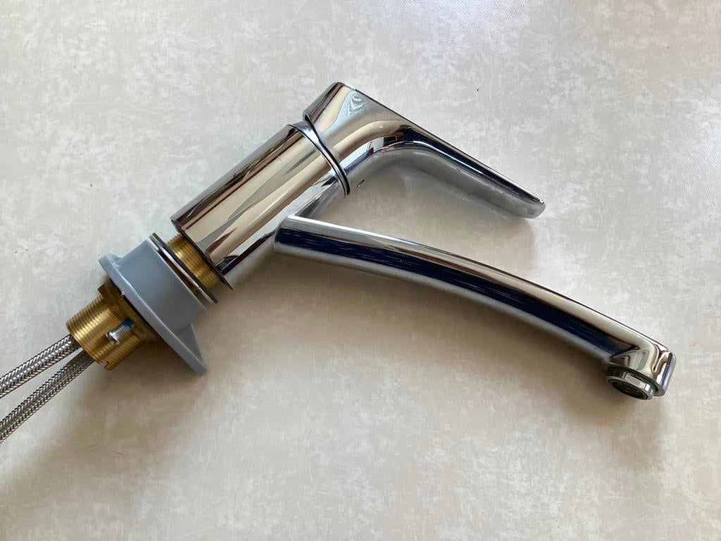 Hans Grohe keukenmengkraan chroom, Doe-het-zelf en Verbouw, Sanitair, Ophalen, Zo goed als nieuw, Chroom, Kraan