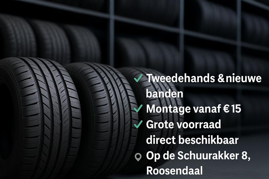DE GOEDKOOPSTE BANDEN 13 T/M 21 INCH - GRATIS MONTAGE, Auto-onderdelen, Banden en Velgen, Overige, Gebruikt, -, Overige