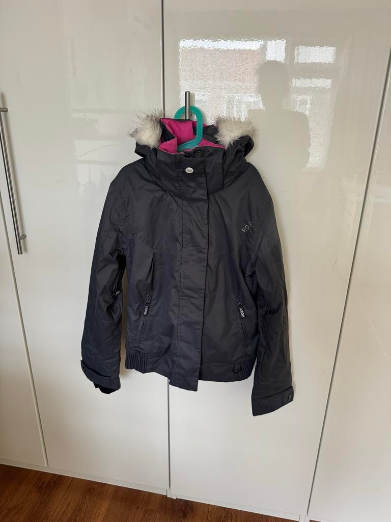 Roxy Ski Jas Grijs - Maat XS, Kleding | Dames, Ophalen, Zo goed als nieuw, Maat 34 (XS) of kleiner, Grijs