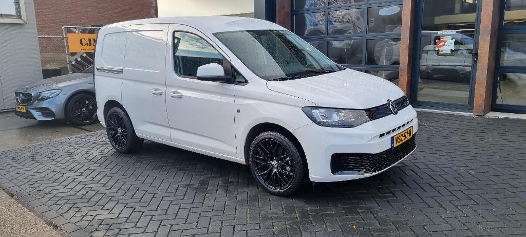 Volkswagen Caddy Cargo 2.0 TDI 75pk  2023 Wit 1e eigenaar, Voorwielaandrijving, Stof, 74 pk, 4 cilinders