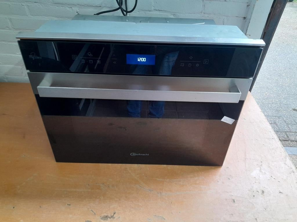 NETTE BAUKNECHT EMPK7 6645PT COMBI MAGNETRON/OVEN TE KOOP, Combimagnetron, Crisp, Gebruikt, 60 cm of meer