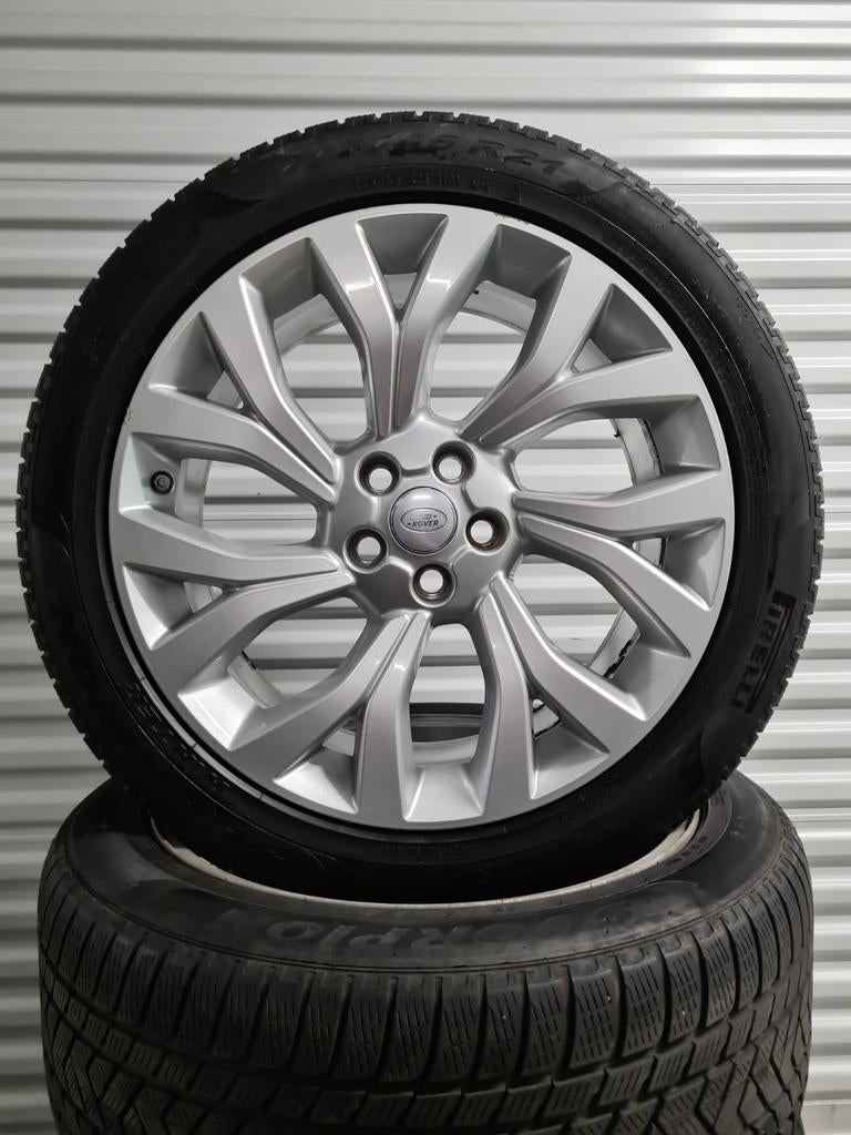 21' Range Rover Sport velgen met winterbanden origineel, Auto-onderdelen, Banden en Velgen, Banden en Velgen, Winterbanden, 21 inch