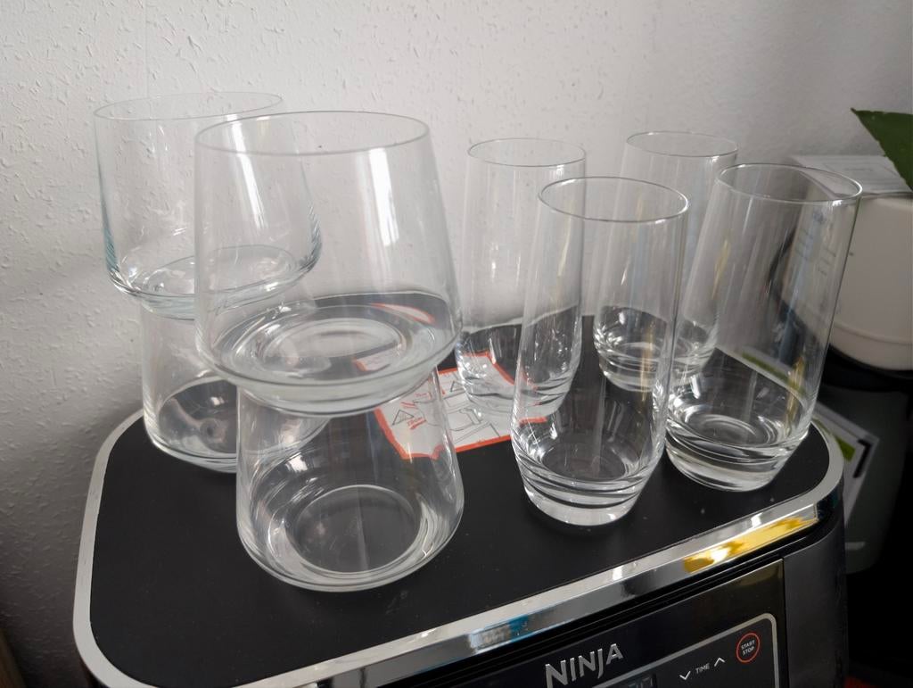 Schott Zwiesel 8x glazen, Ophalen, Zo goed als nieuw, Overige typen