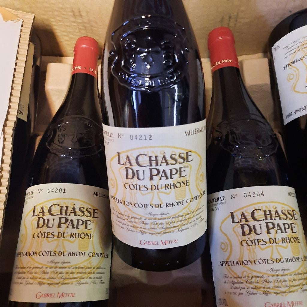 La Chasse Du Pape 2001, Ophalen, Frankrijk, Zo goed als nieuw, Rode wijn