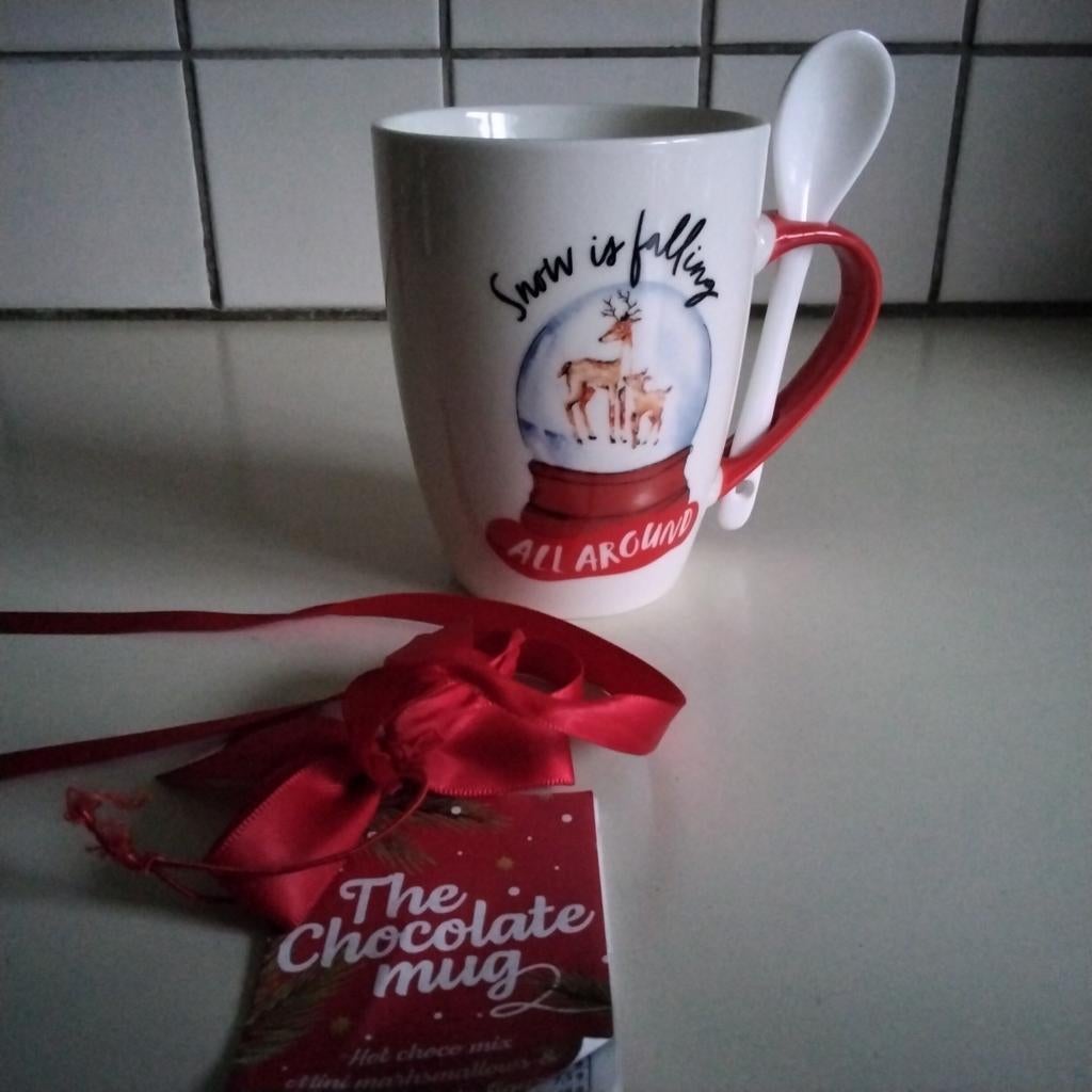 Beckys  chocolade  mok, Ophalen of Verzenden, Nieuw, Glas of Glazen, Overige merken