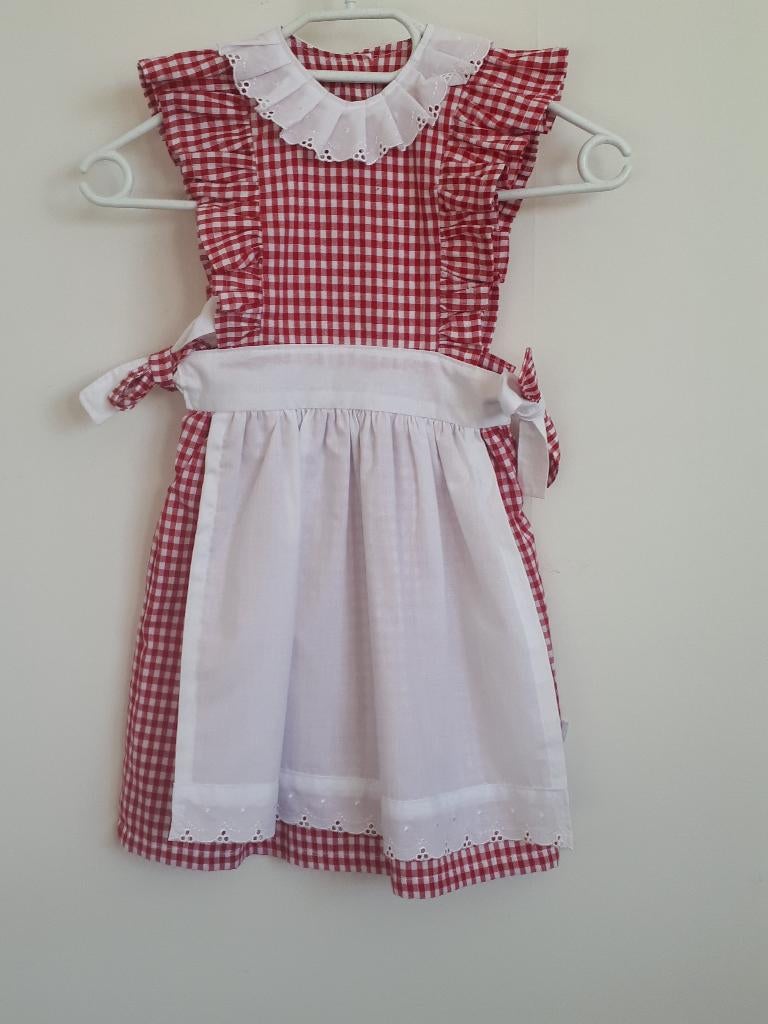 Ot en Sien Jurkje Rood/wit maat 92/98 verzenden, Kinderen en Baby's, Carnavalskleding en Verkleedspullen, Verzenden, Nieuw, 104 of kleiner