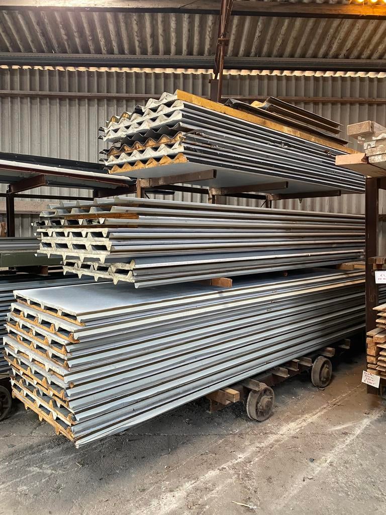 SANDWICH PANELEN/ DAMWAND 2CM ISOLATIE, Ophalen, Gebruikt, Overige materialen, 20 tot 50 mm