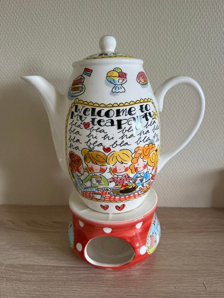Blond Amsterdam Theepot + Theelicht, Blond Amsterdam, Overige typen, Ophalen of Verzenden, Zo goed als nieuw