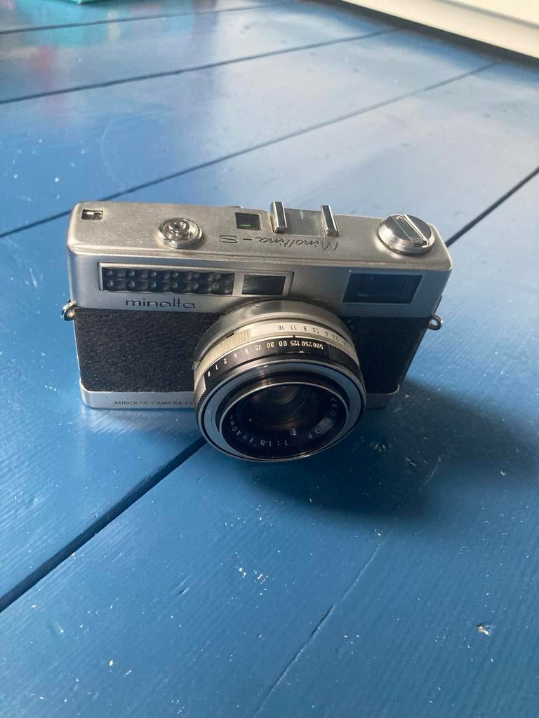 Vintage analoge camera’s & lenzen, Audio, Tv en Foto, Fotocamera's Analoog, Ophalen of Verzenden, Gebruikt, Compact, Minolta
