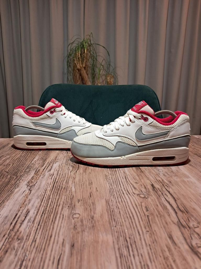 Nike Air Max 1 Essential 'Fuchsia' Size 38, Wit, Nike, Ophalen of Verzenden, Sneakers of Gympen