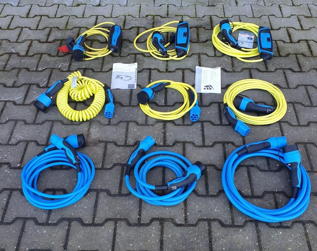 Laadkabel thuislader mennekes 1/3 fase lader nieuw /gebruikt, Ophalen of Verzenden, Gebruikt
