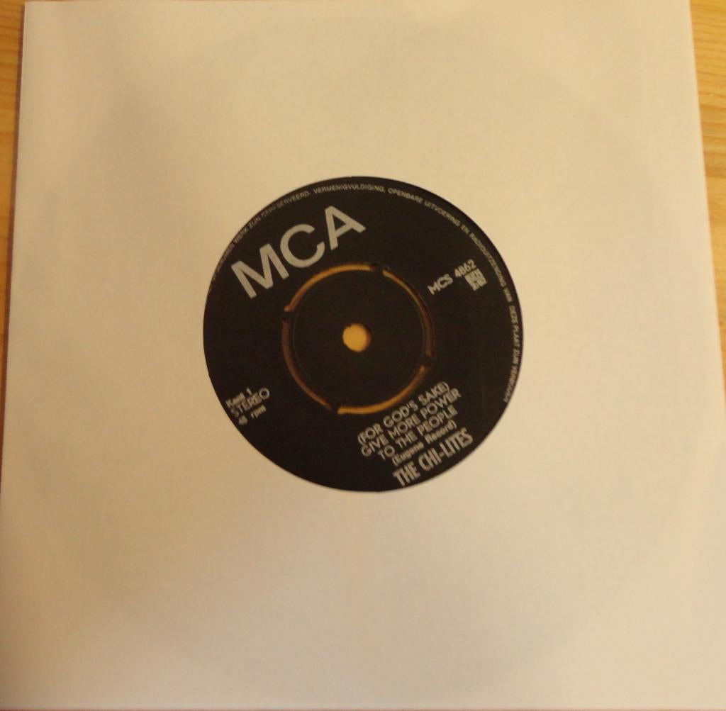 The Chi-Lites > Give more power to the people, Gebruikt, 7 inch, Single, Ophalen of Verzenden