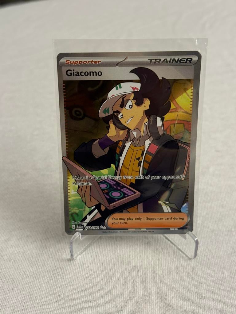 Pokemon Giacomo PAL 252/193, Ophalen of Verzenden, Zo goed als nieuw, Losse kaart