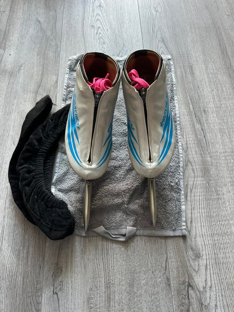 Marchese schaatsschoen+ viking icon ijzer, Sport en Fitness, Schaatsen, Gebruikt, Ophalen of Verzenden, Noren, Viking