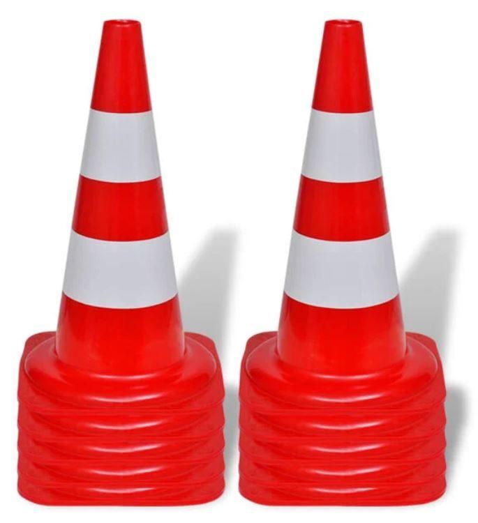 Verkeerskegel pylon pion 50 cm 10 stuks GRATIS VERZONDEN!, Doe-het-zelf en Verbouw, Verzenden, P. Venemakade 163c, 9605 PN Kiel-Windeweer