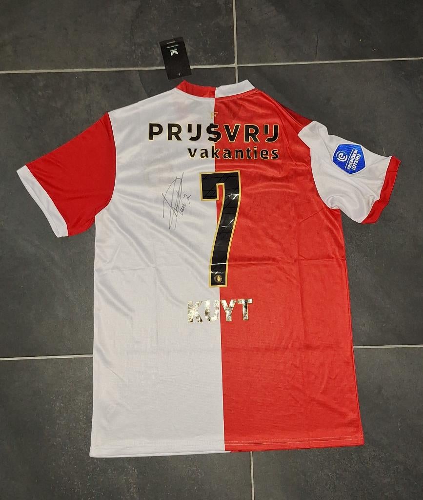 Shirt Feyenoord met handtekening; Dirk Kuyt Kuijt, Ophalen of Verzenden, Nieuw, Feyenoord, Shirt