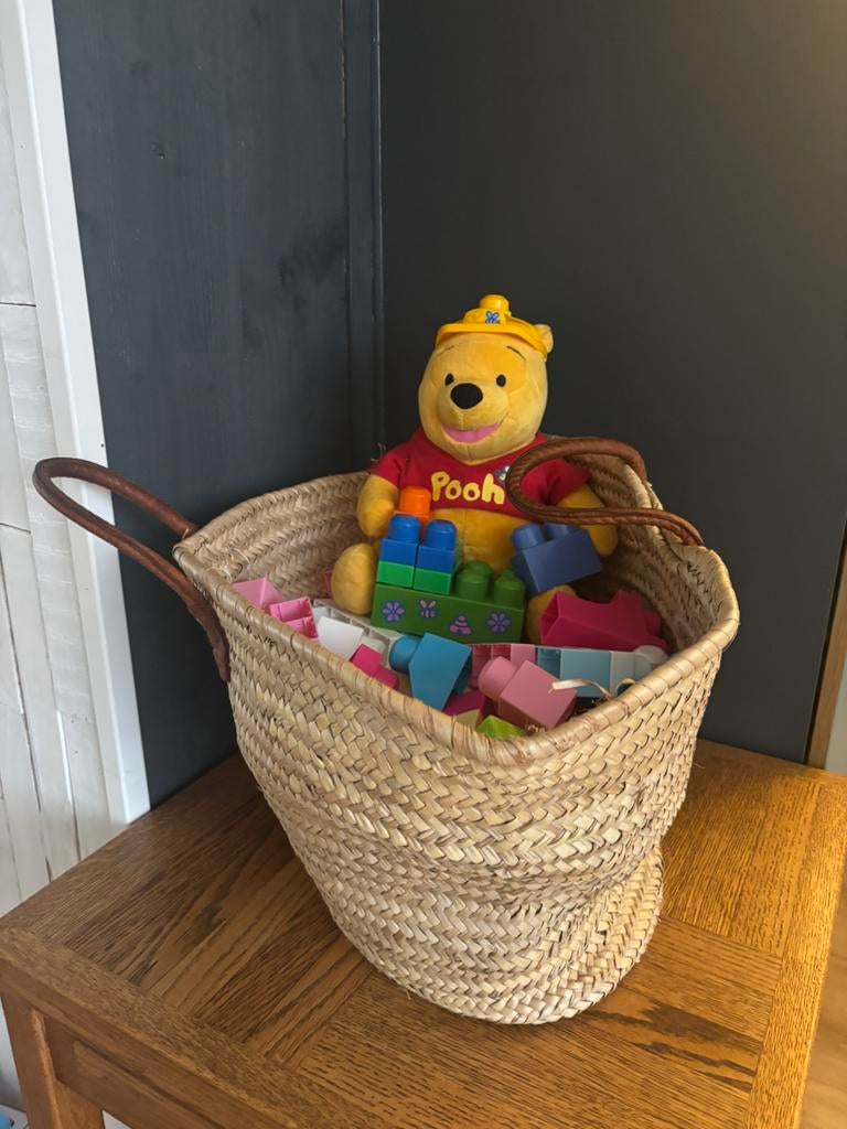 Grote Mand vol met mega bloks, Ophalen of Verzenden, Zo goed als nieuw, Megabloks