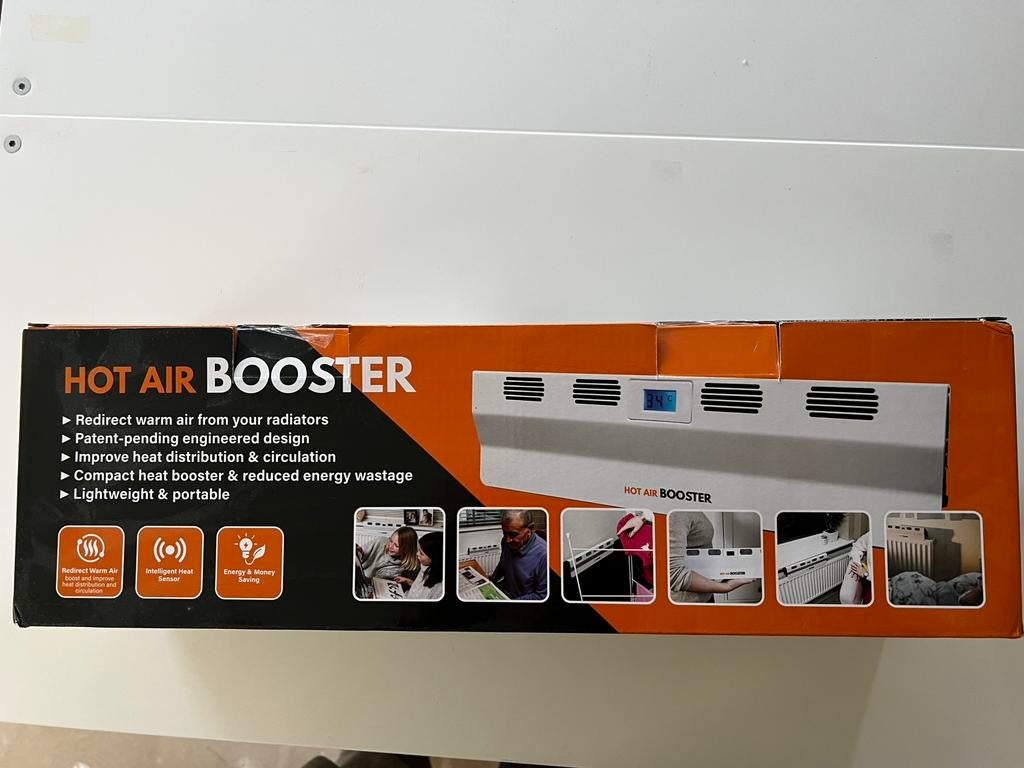 Hot Air Booster NIEUW!, Ophalen, Minder dan 30 cm, Radiator, Minder dan 60 cm