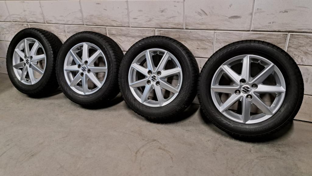 Winterbanden Swift Ignis Splash Baleno i20 Rio 175/65/15, Gebruikt, 15 inch, 175 mm, Banden en Velgen