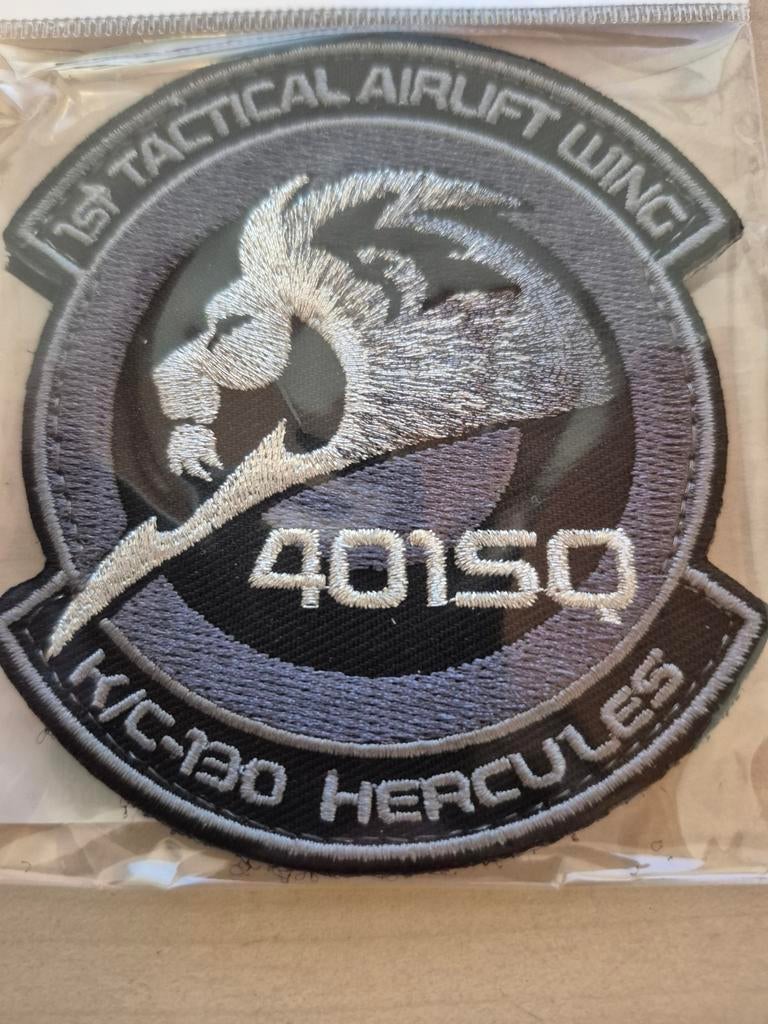 JSDF 401SQ patch (K/C-130), Verzamelen, Ophalen of Verzenden, Zo goed als nieuw, Patch, Badge of Embleem