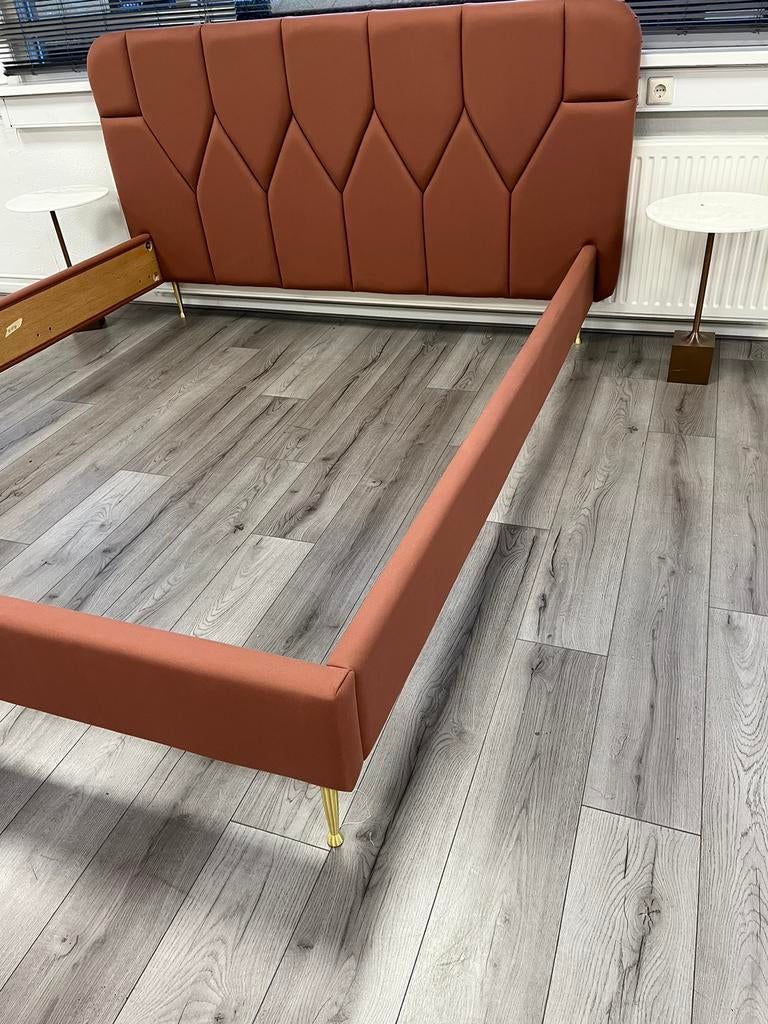 Waterbed 180-210 inclusief fraai ledikant slaapklaar, Solo-systeem, 210 cm, Tweepersoons, Ophalen of Verzenden
