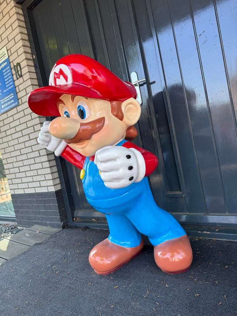 Grote Mario Beeld  Decoratie XXL, Verzamelen, Beelden en Beeldjes, Ophalen, Gebruikt, Fantasy