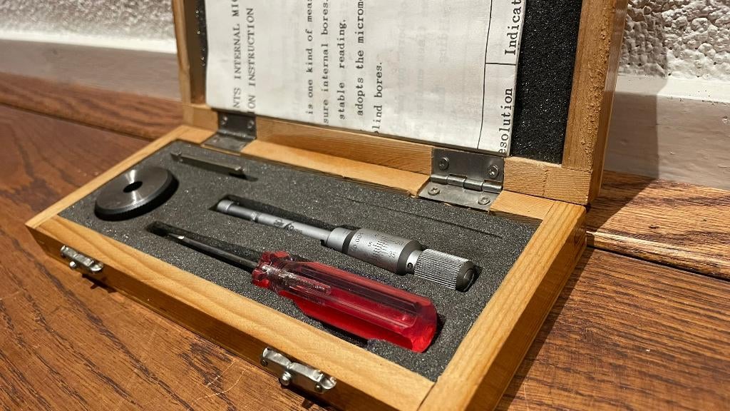 Hoffmann-group 3-punts binnenmicrometer schroefmaat 8-10mm, -, Hoffmann-group, Ophalen of Verzenden, Zo goed als nieuw