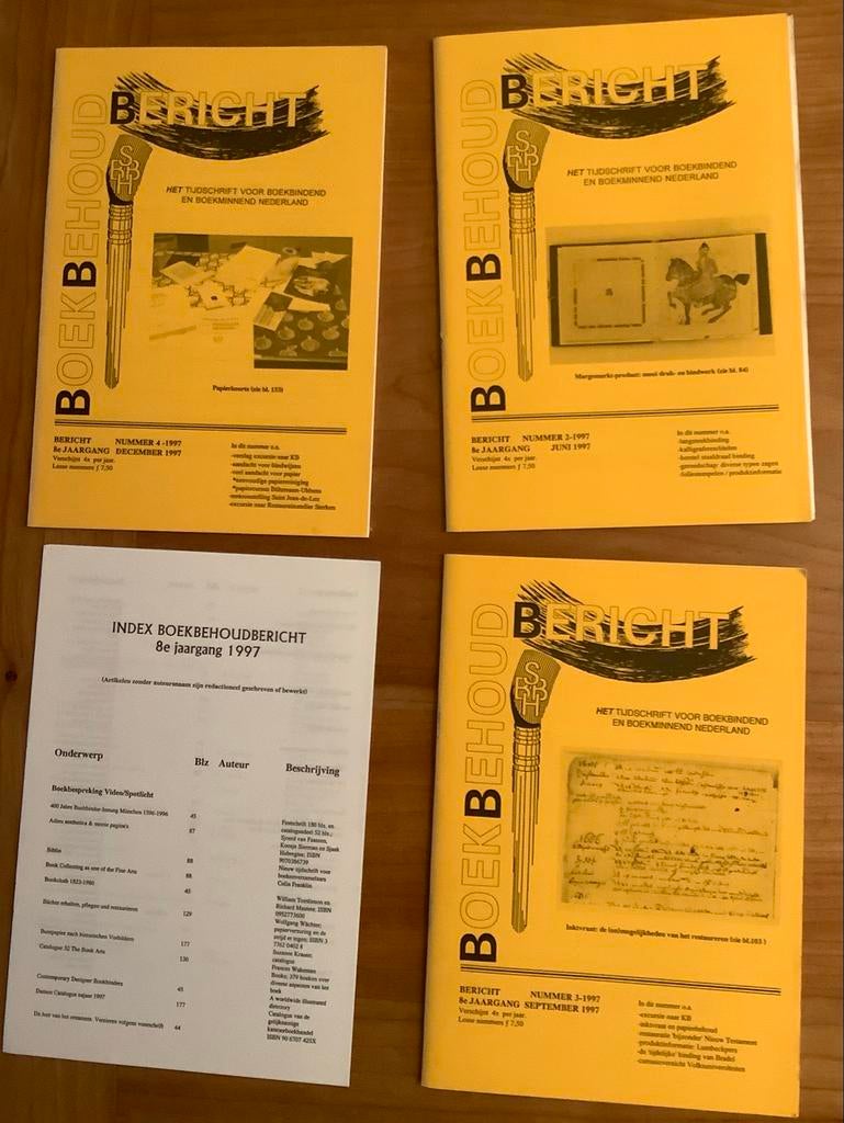 Boekbandmagazine Boekbehoud 1997-2007 (bijna complete serie), Hobby en Vrije tijd, Overige Hobby en Vrije tijd, Ophalen of Verzenden