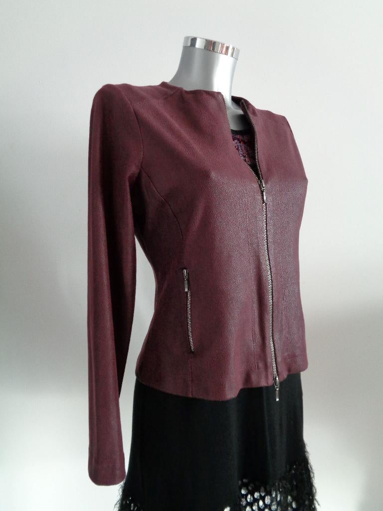Kyra & Ko burgundy jasje, maat small, origineel, Overige kleuren, Verzenden, Zo goed als nieuw, Jasje