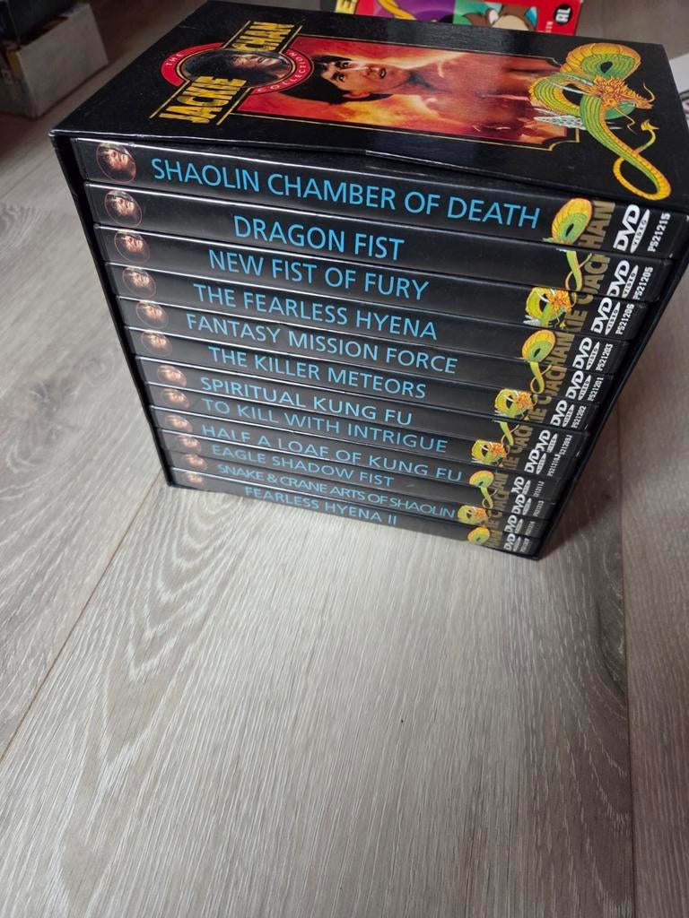 Jacky Chan - Complete serie 12 dvd box, Vanaf 12 jaar, Ophalen of Verzenden, Zo goed als nieuw, Drama
