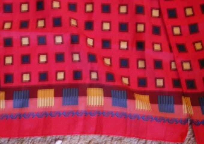 Spoorwegen NS sjaal lang model rood met NS logo rand, Ophalen of Verzenden, Nieuw, Trein, Overige typen