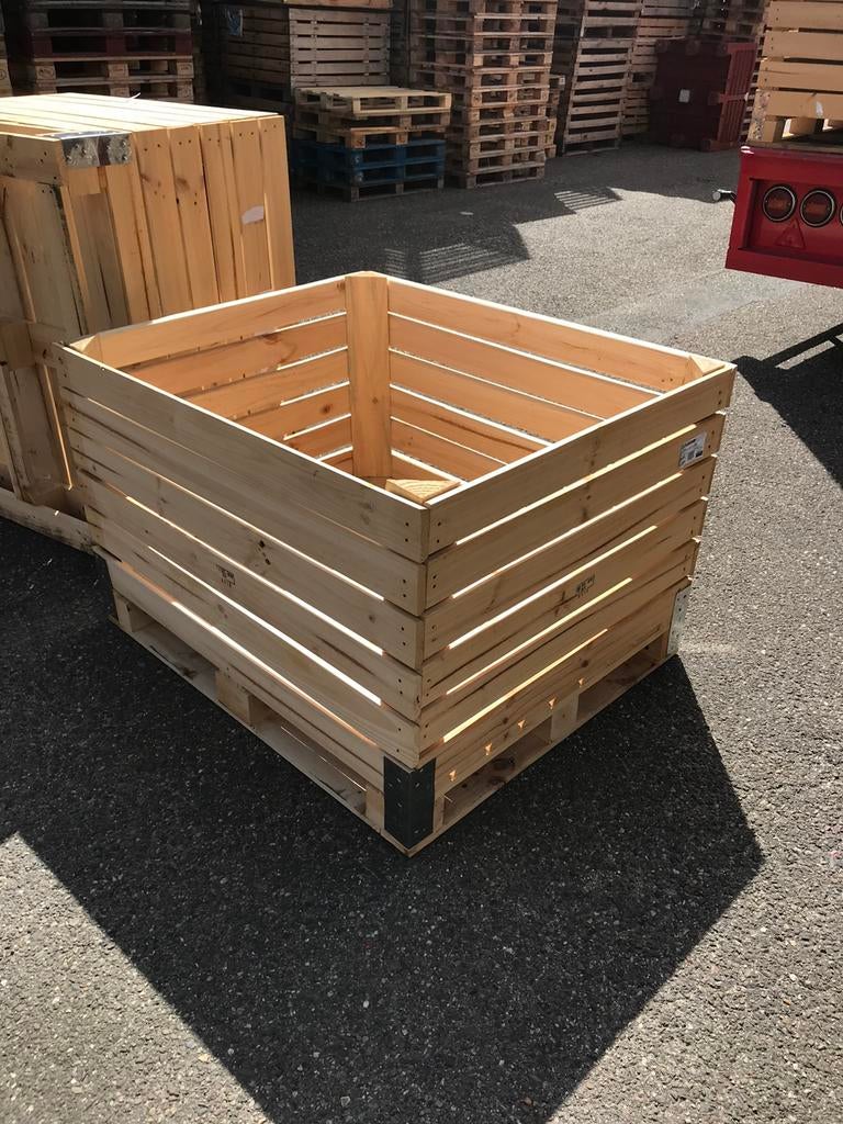 Kuubskisten voorraadbakken fruitkisten palletboxen kisten !, Gebruikt, 60 cm of meer, Kistenhandel, Info@kistenhandel.nl