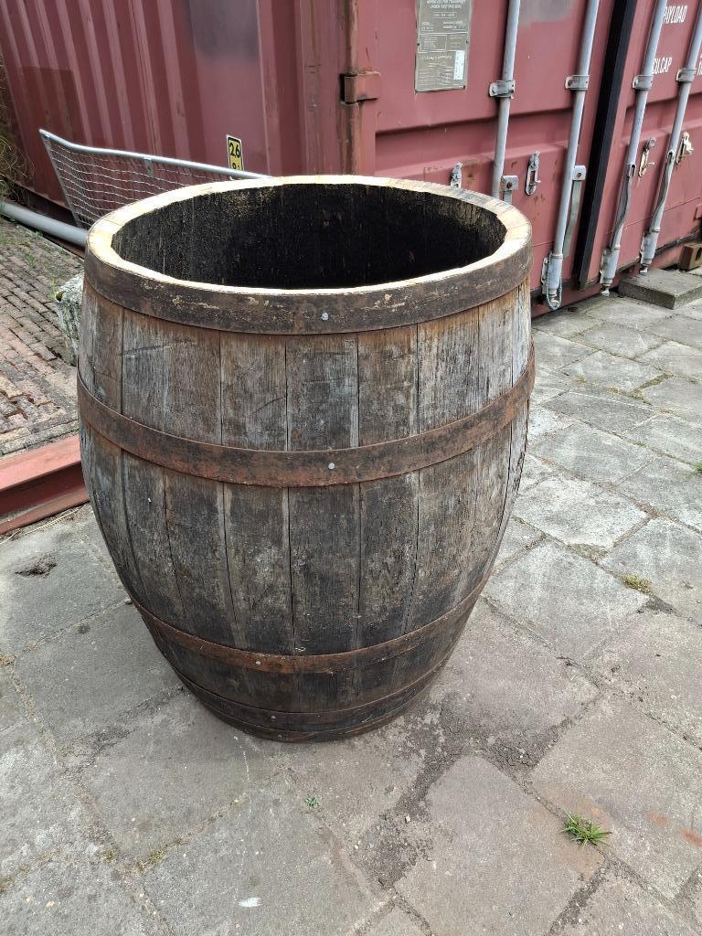 whiskyvat voor boompje-plant 90 cm hg € 95,00 zie fot-omschr, 150 liter of meer, Ophalen, Zo goed als nieuw, Hout