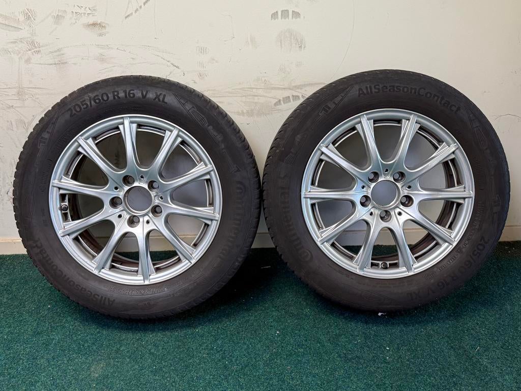 Banden en Velgen - 205/60 R16 All Season, Auto-onderdelen, Banden en Velgen, Ophalen, Gebruikt, 16 inch, Banden en Velgen