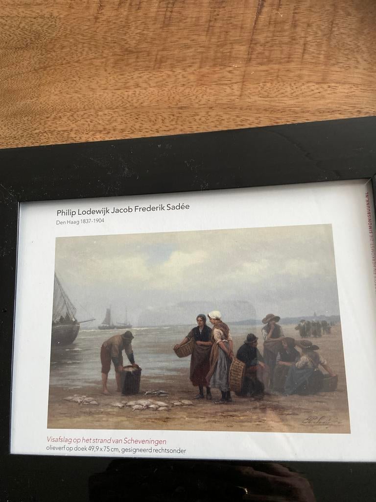 Visafslag op het strand van Scheveningen - Sadée, Ophalen of Verzenden