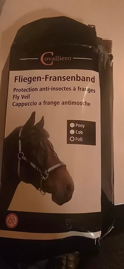 Vliegen franjeband maat FULL nieuw, Dieren en Toebehoren, Paarden en Pony's | Overige Paardenspullen, Ophalen of Verzenden, Nieuw