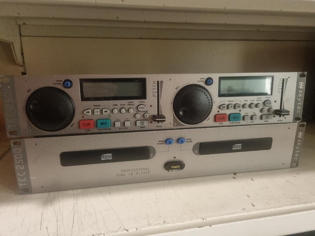Skytec TEC 2500 Dubbele CD Speler, Gebruikt, Skytec, Info@skytec.com, Ophalen
