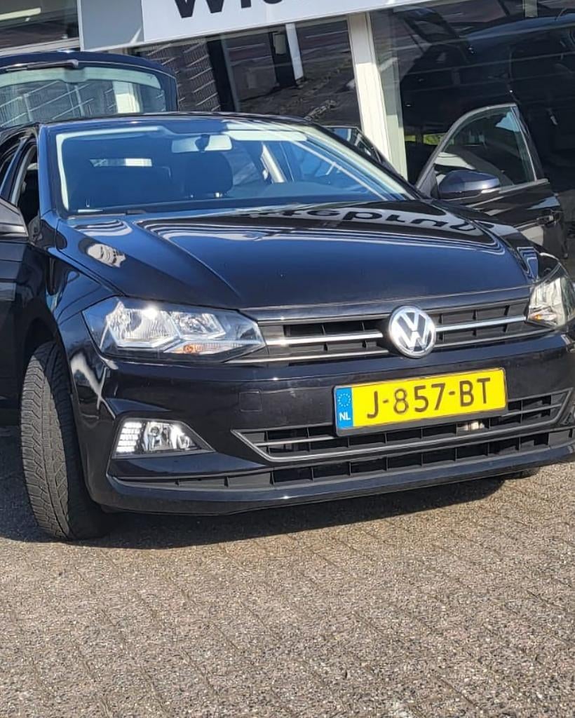 Volkswagen Polo 1.0 TSI 95pk 2020 Zwart, Auto's, Volkswagen, Voorwielaandrijving, 95 pk, 1055 kg, Zwart