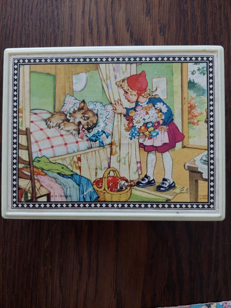 Vintage blokken puzzel, Ophalen of Verzenden, Overige typen