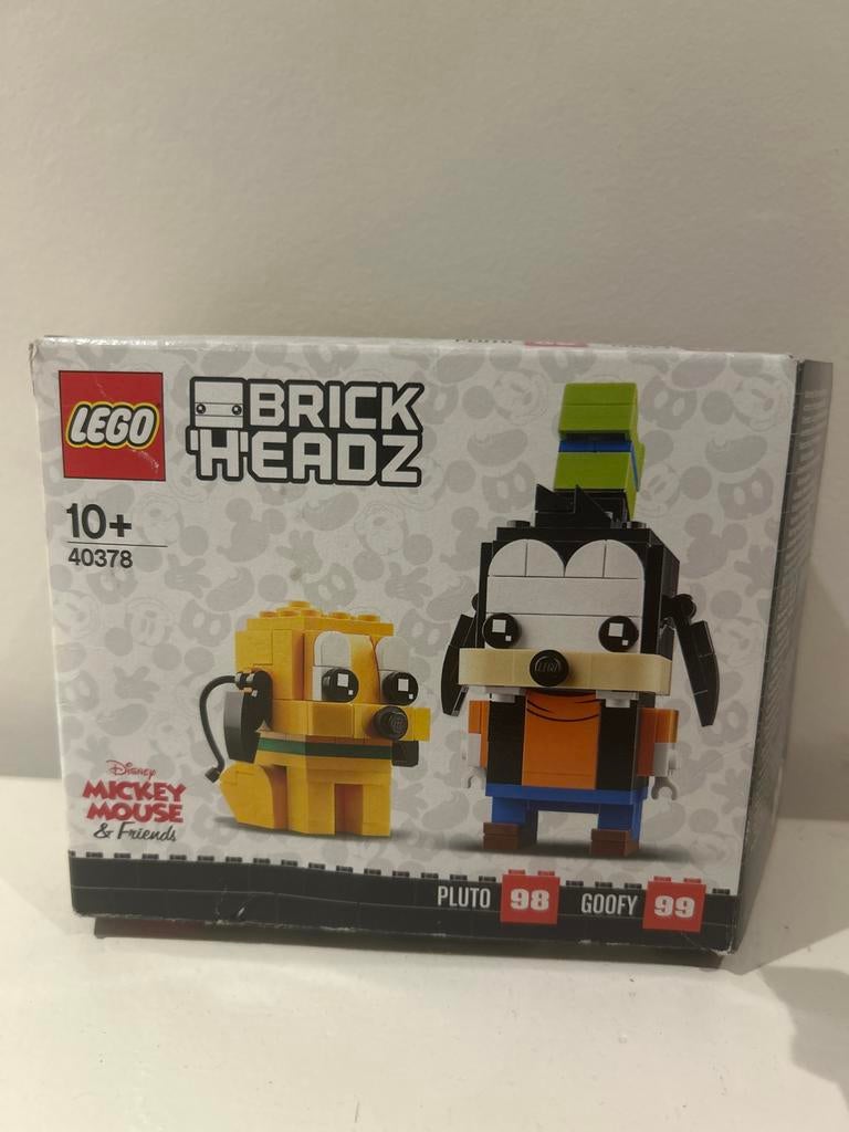 LEGO BrickHeadz 40378 Goofy & Pluto - Nieuwstaat!, Ophalen of Verzenden, Zo goed als nieuw, Complete set, Lego