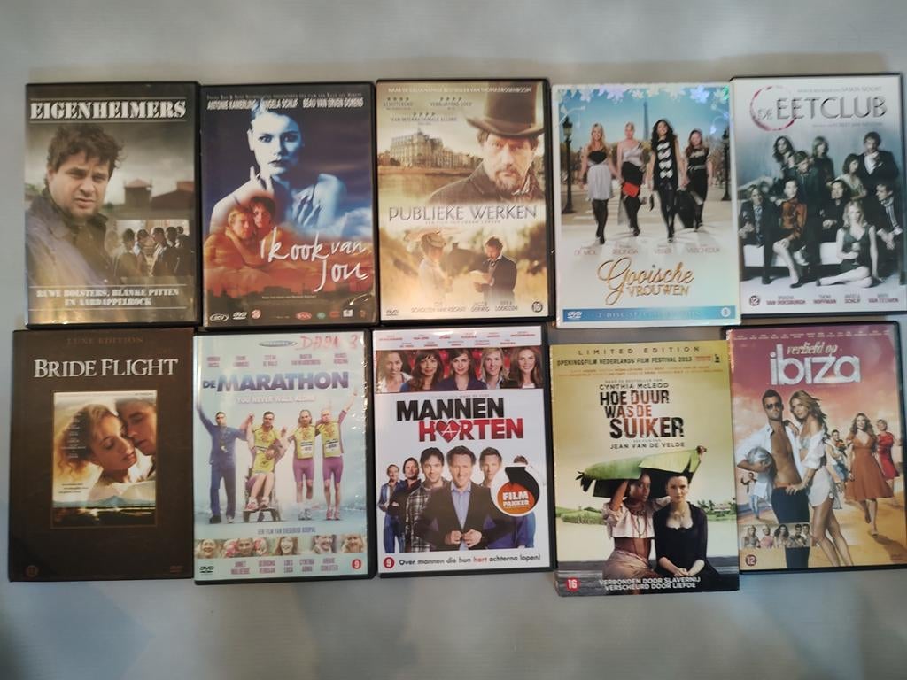 DVD Collectie - Nederlandse Films, Alle leeftijden, Ophalen of Verzenden, Zo goed als nieuw
