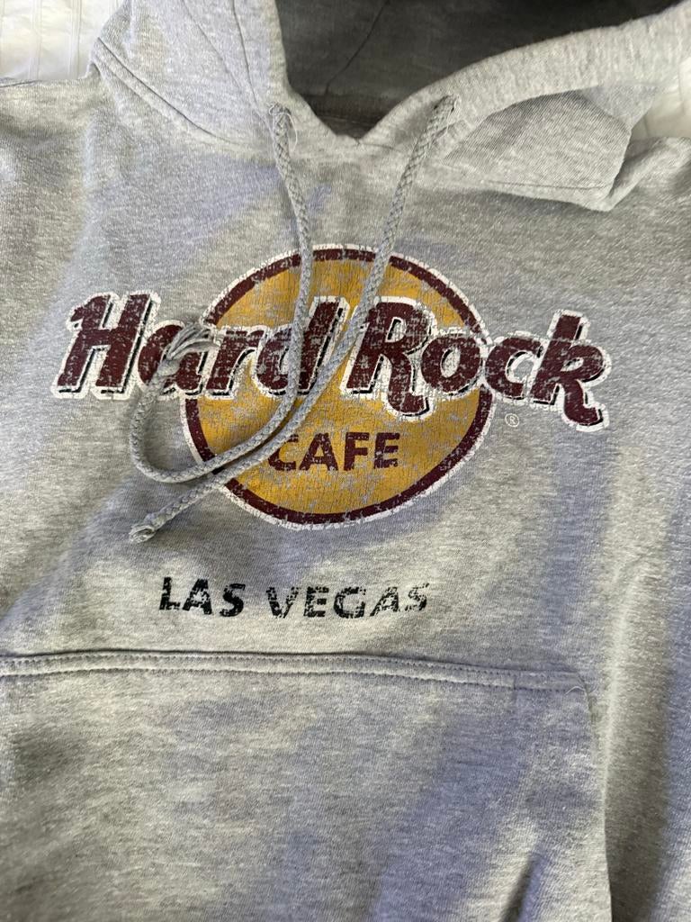 Hard Rock Cafe Las Vegas Hoodie - Maat S, Ophalen of Verzenden, Zo goed als nieuw, Maat 36 (S), Grijs