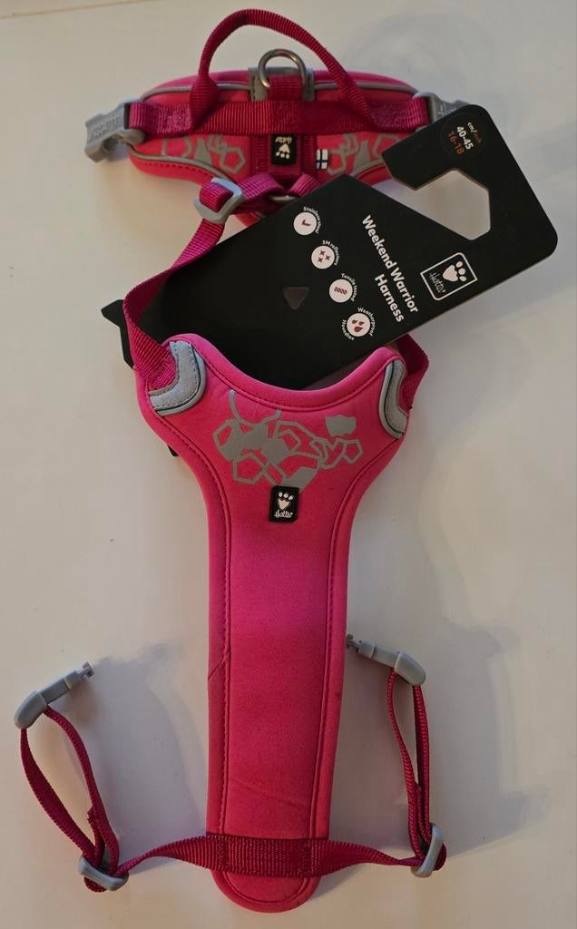 Splinternieuwe roze Hurtta Weekend Warrior harnas maat 40-45, Ophalen of Verzenden, Nieuw, Hondenriem