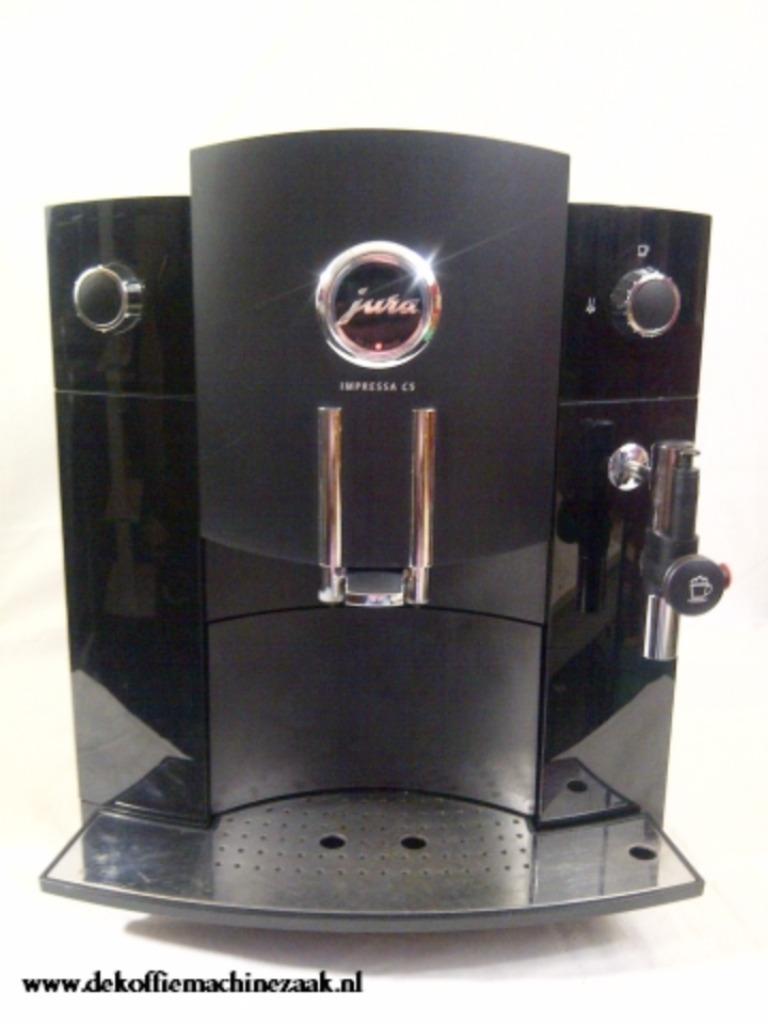 Jura Impressa C5 Piano Black incl. service en garantie!!!, Gemalen koffie, Ophalen of Verzenden, 2 tot 4 kopjes, Afneembaar waterreservoir