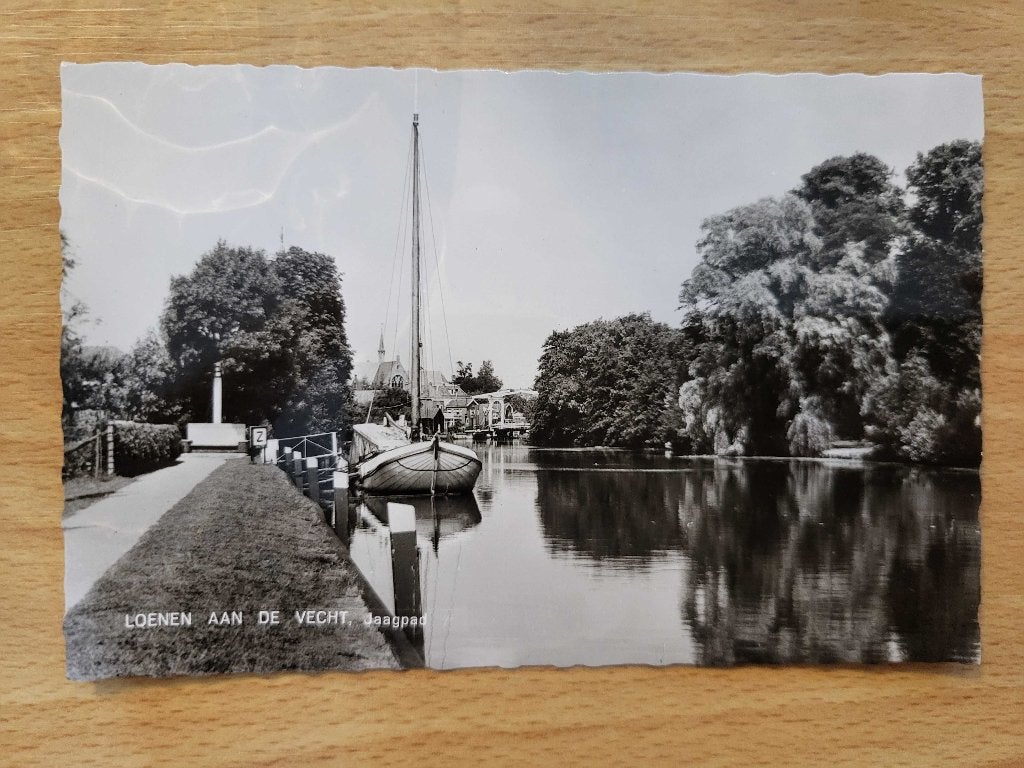 ansicht Loenen a/d Vecht Jaagpad, Ophalen of Verzenden, Voor 1920, Utrecht