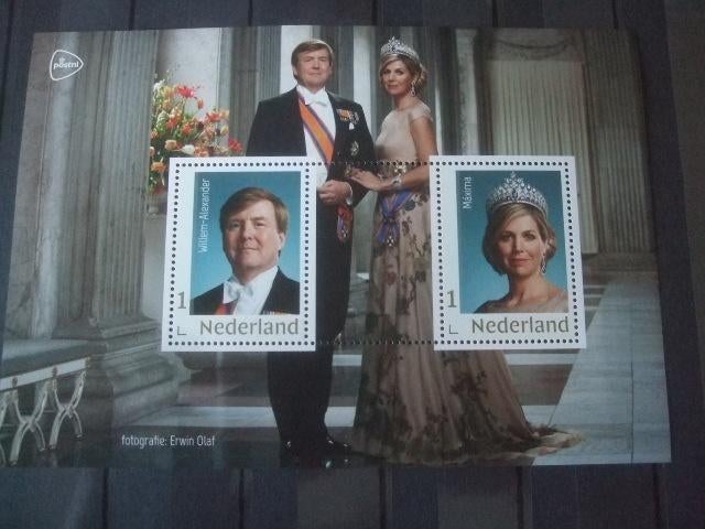Persoonlijke postzegels Koning Willem Alexander en Maxima, Ophalen of Verzenden