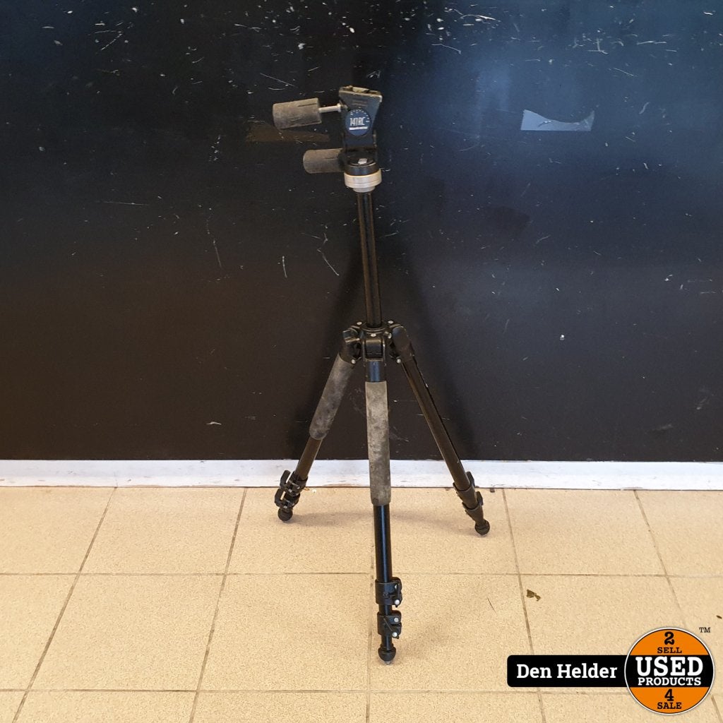 Manfrotto statief 344B met 141RC statiefkop - In Goede Staat, Audio, Tv en Foto, Fotografie | Statieven en Balhoofden, Flex Ltd.