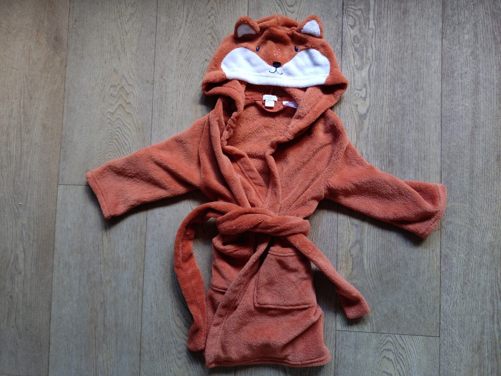H&M Kinderbadjas Vos Maat 98-104 cm, Ophalen of Verzenden, Zo goed als nieuw, H&M, Jongen of Meisje