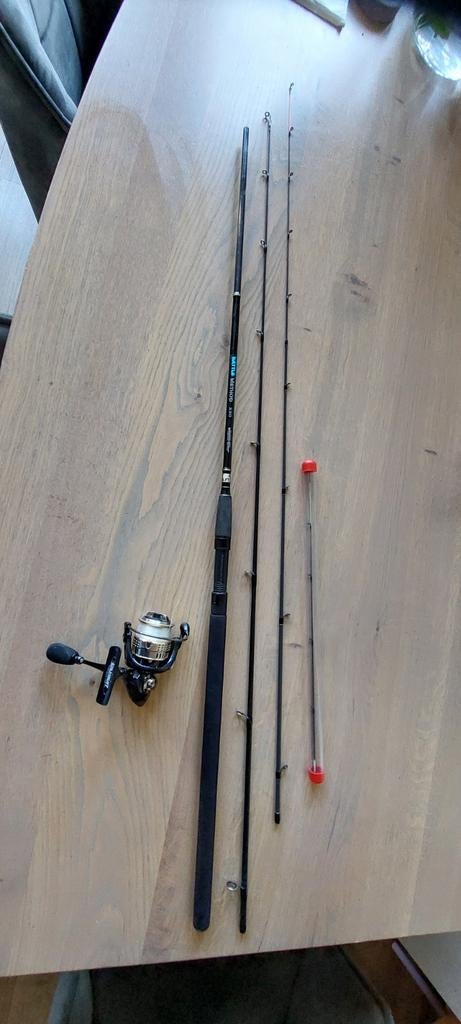 (Method)Feeder incl molen, Watersport en Boten, Ophalen of Verzenden, Gebruikt, Werphengel