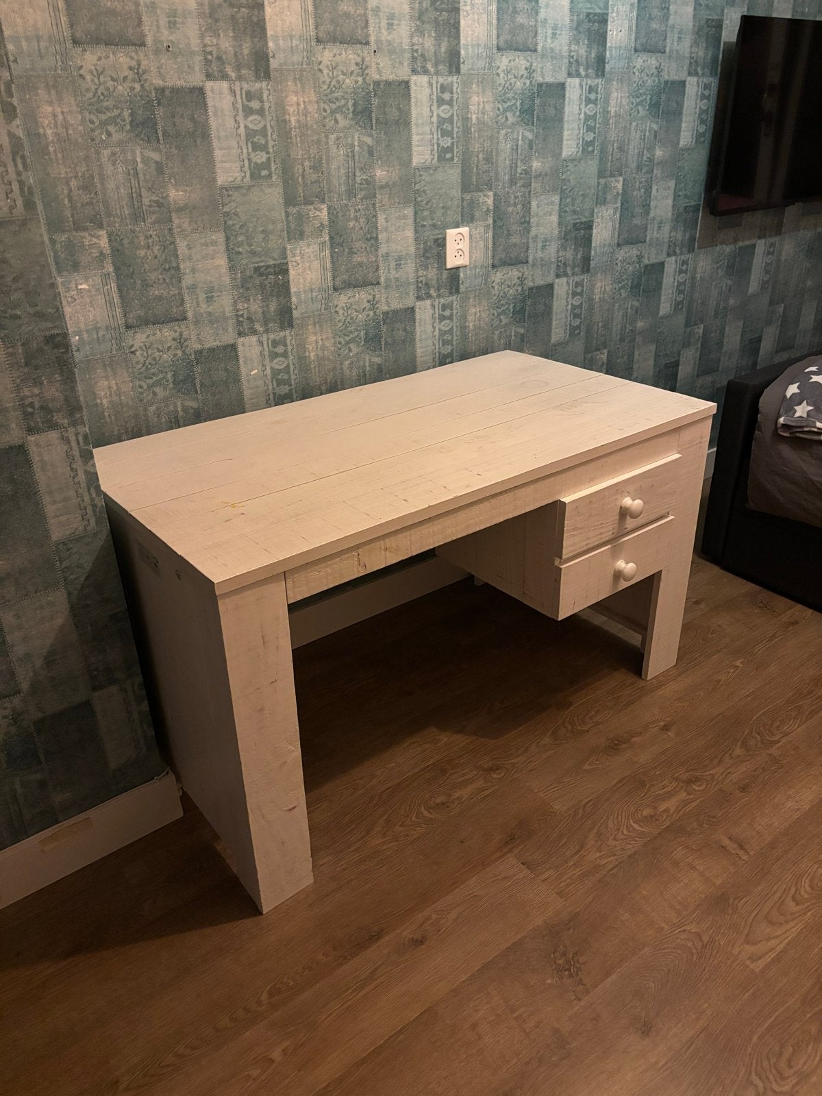 Kledingkast en bureau met lades, Ophalen, Gebruikt, 50 tot 100 cm, Met lade(s)